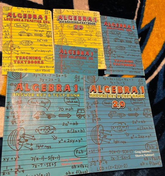 Teaching Textbooks: Algebra 1 -  Solutions CD Answer Key Test Bank