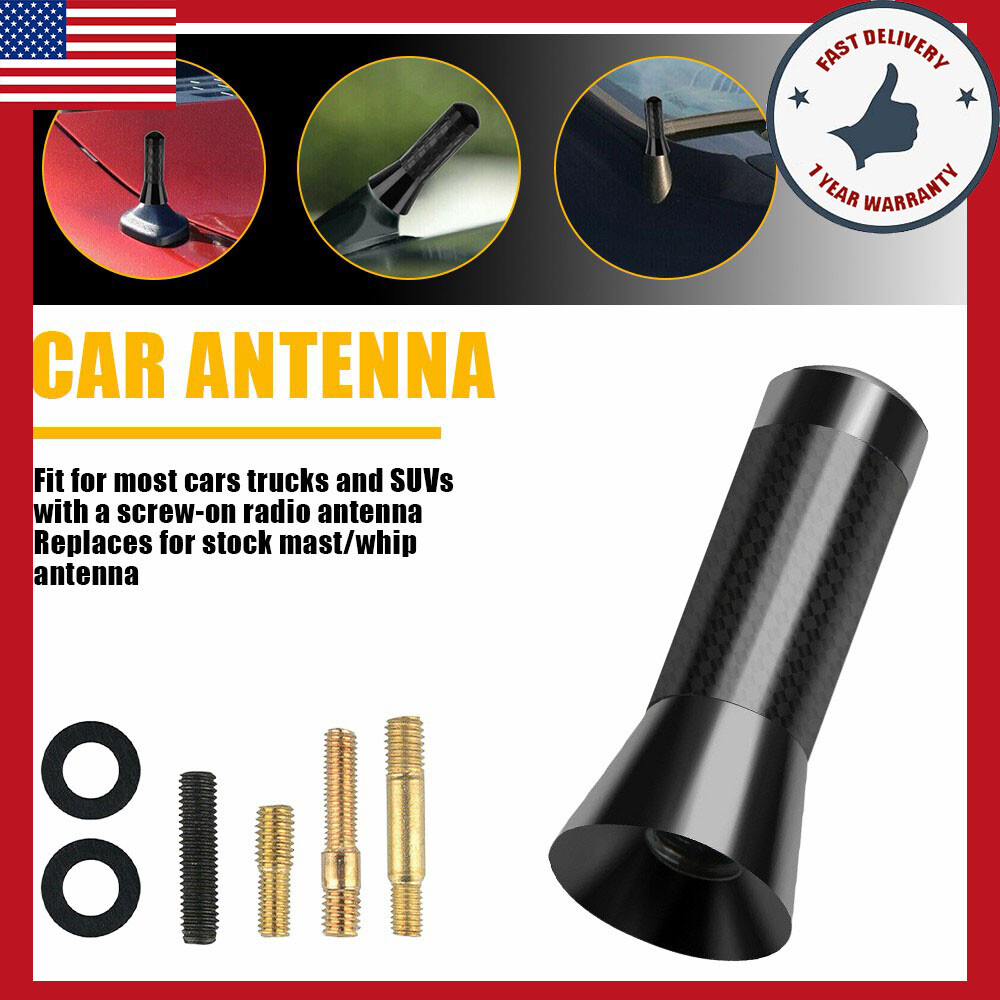 Car Radio Antenna AM/FM Hidden Stealth Antenna Motorcycle Trunk Universal Kit