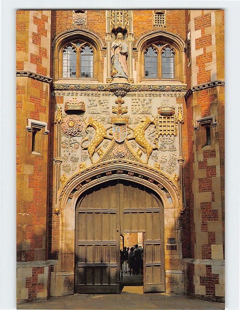 Postcard Great Gate of St. John's College Cambridge England