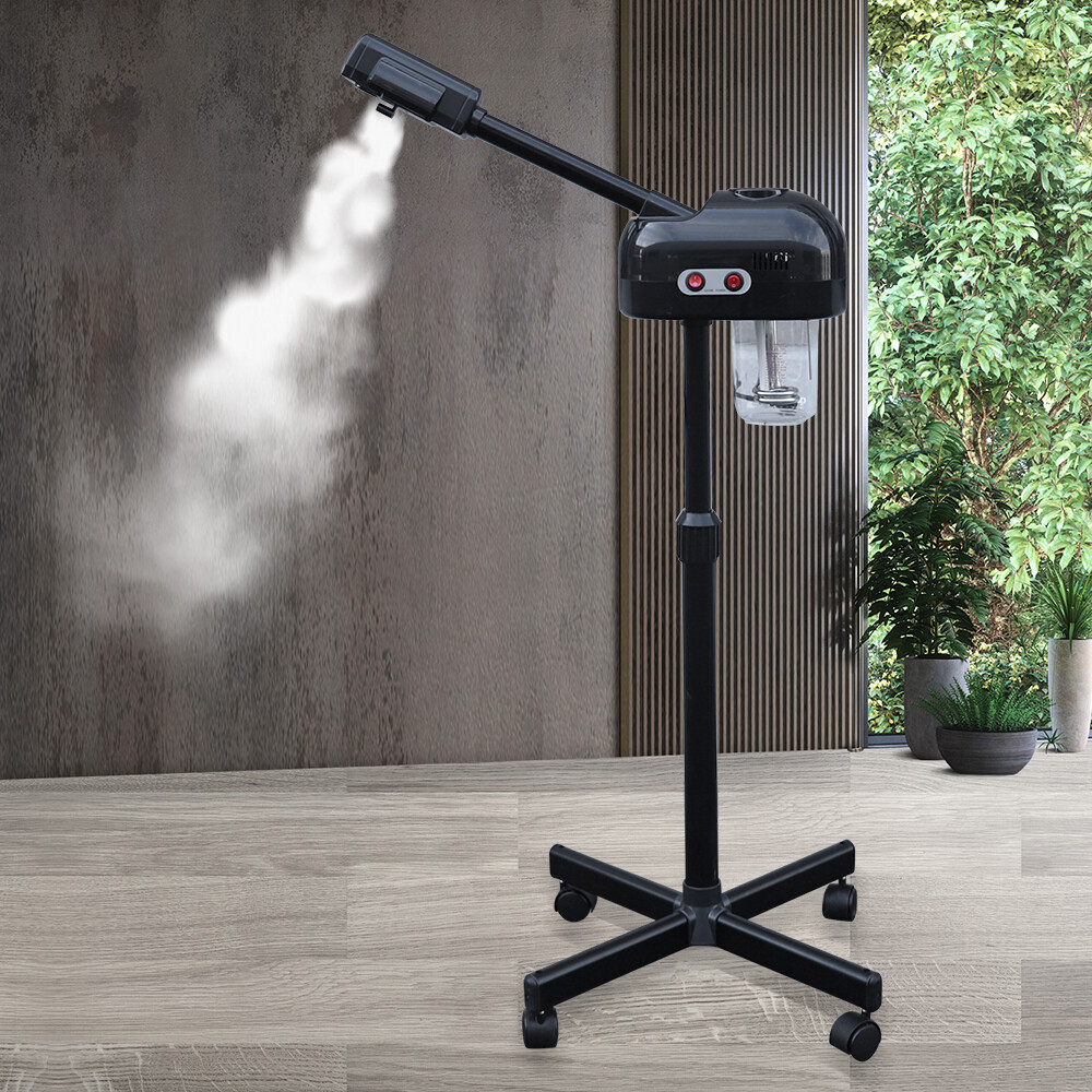 Black Pro 2 in 1 Facial Steamer Ozone Beauty Salon Spa Salon Equipment Skin Care