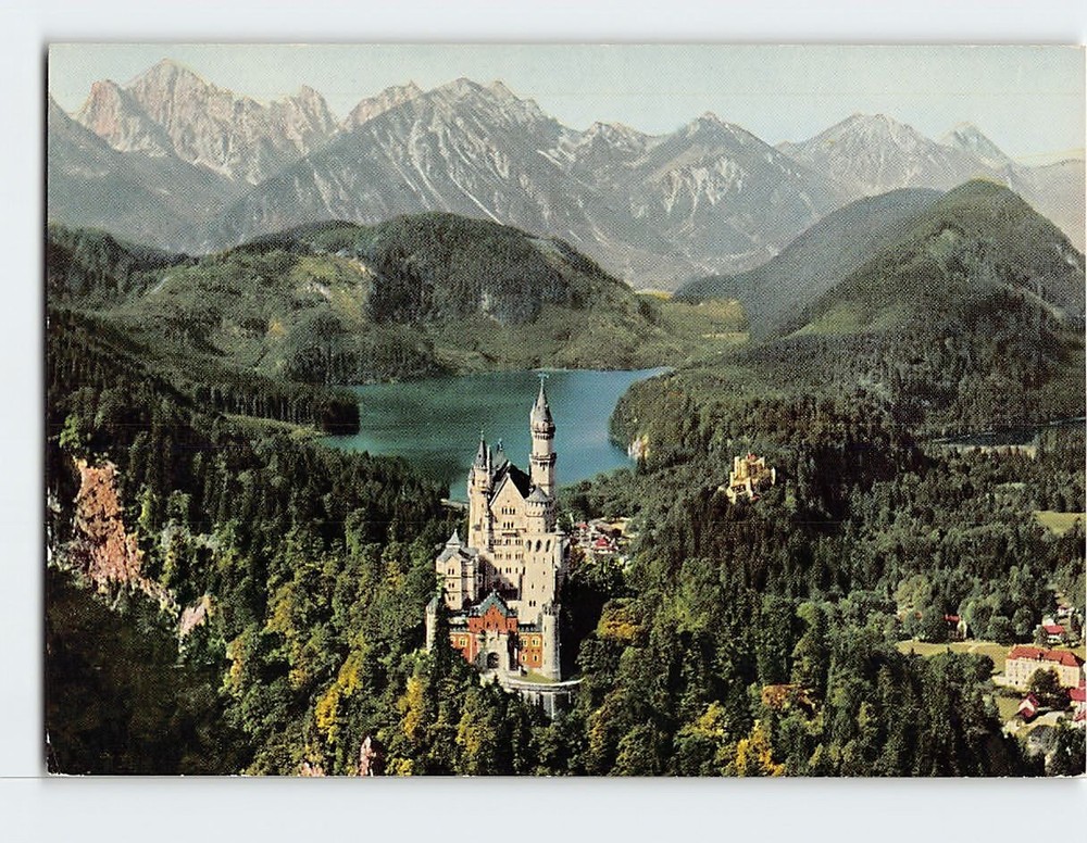 Postcard Königsschloß Neuschwanstein Schwangau Germany