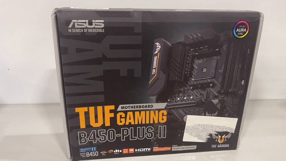 ASUS TUF GAMING B450-PLUS II AM4 ATX AMD Motherboard