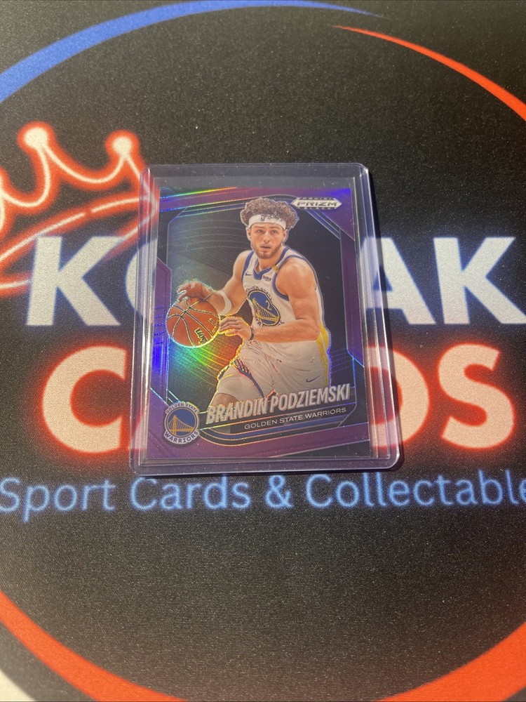2024-25 Panini Prizm Black - Brandin Podziemski,  #143 Purple Prizm /99