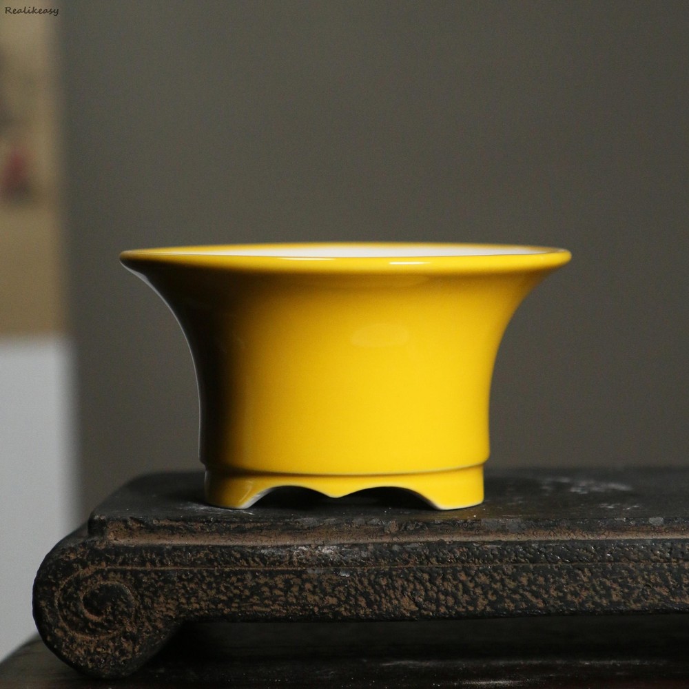 Chinese Creative Purple Sand Flower Pot Ceramic Bonsai Pot Succulent Flower Pot