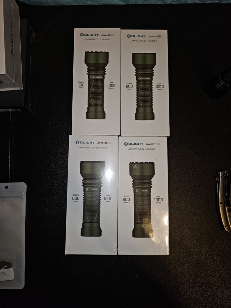 Olight Javelot Mini 600m Throw EDC Flashlight in OD Green, 1 Light per Order