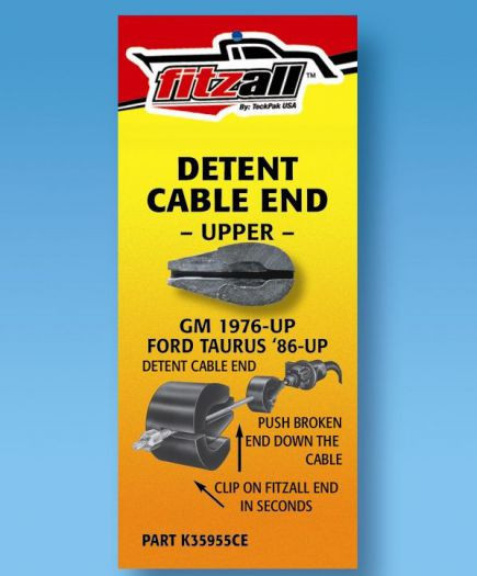 GM Ford Detent Kickdown Cable Upper End Carburetor / Fuel Injection Side Plastic