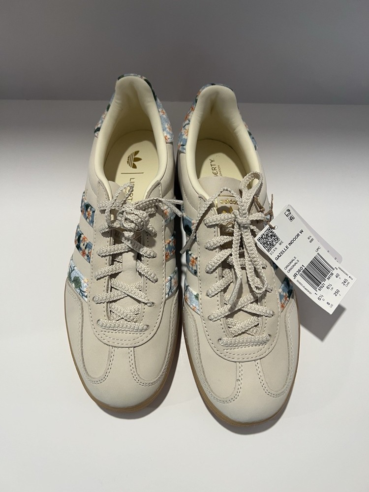 adidas Gazelle Indoor x Liberty London Women's Floral Embroidery US Size 8