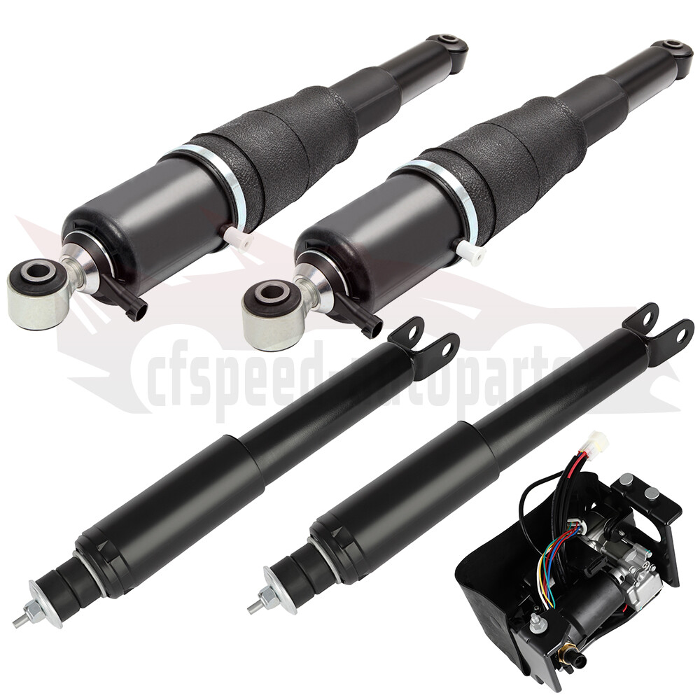 5 Front Rear Air Suspension Shock Air Compressor For Chevrolet Avalanche Tahoe