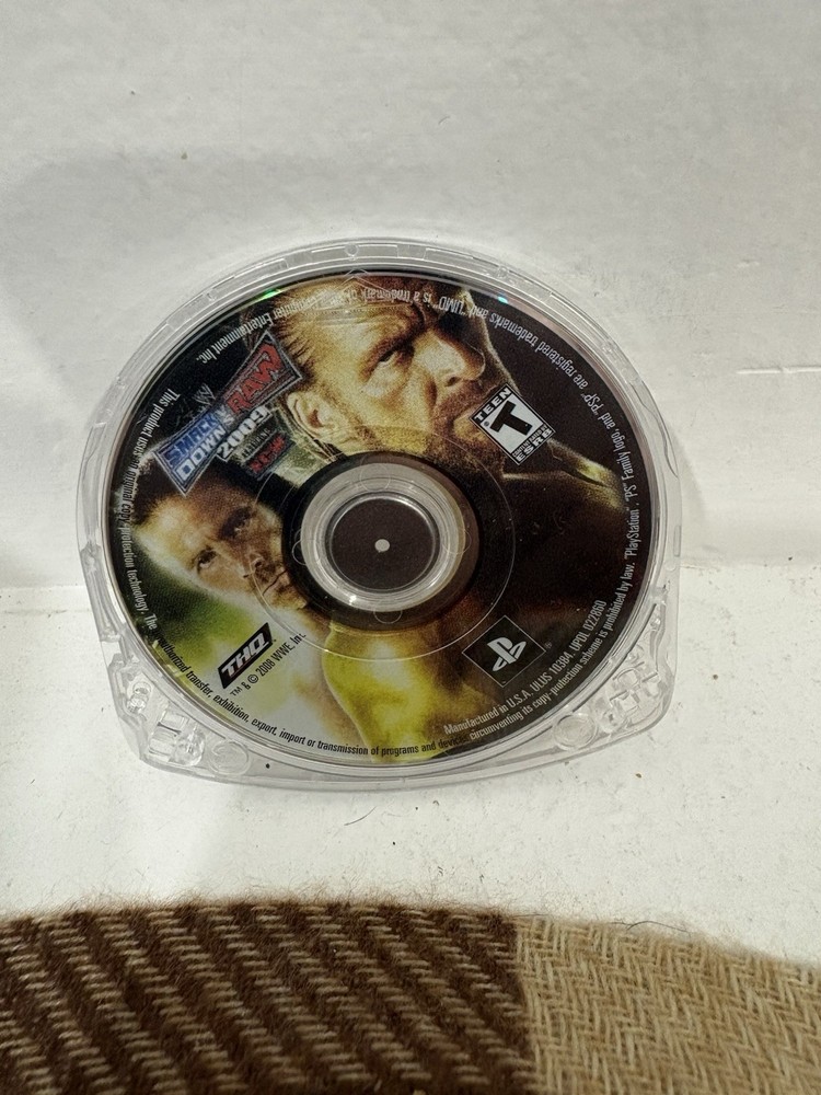 Wwe Smackdown Vs. Raw 2009 -PlayStation Portable (Psp) Good Condition Works