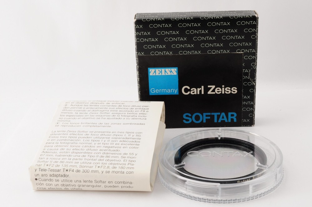 Contax Carl Zeiss 55mm Softar II Filter with Original Box Japan