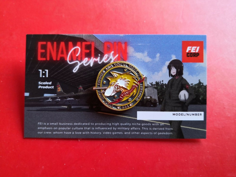 Ace Combat 7 Osea Trigger Squadron USAF pilot aviation lapel pin-image