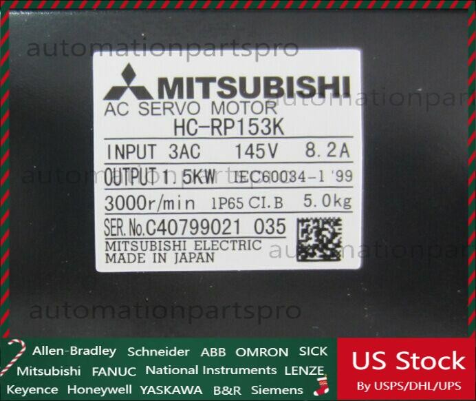 1PC MITSUBISHI SERVO MOTOR HC-RP153K NEW ORIGINAL FREE EXPEDITED SHIPPING