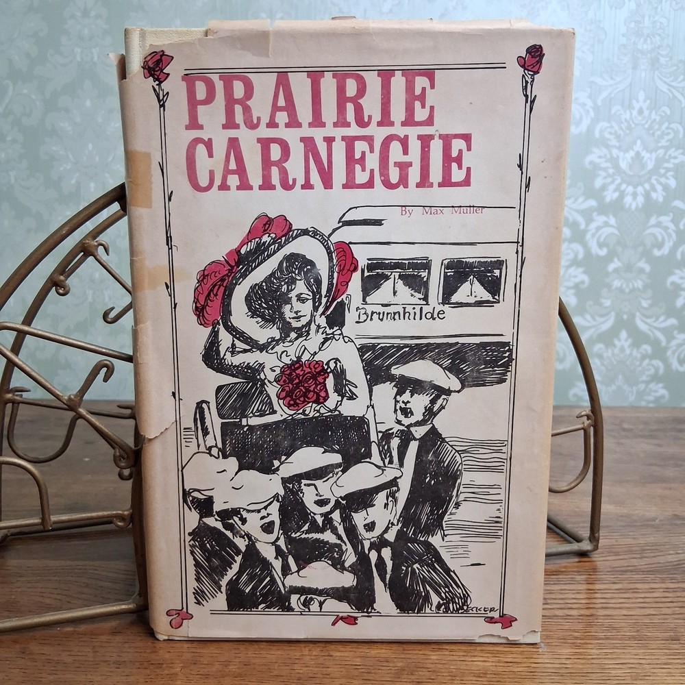 Prairie Carnegie Presser Ling Lindsborg KS Max Muller Signed 1977 HC DJ
