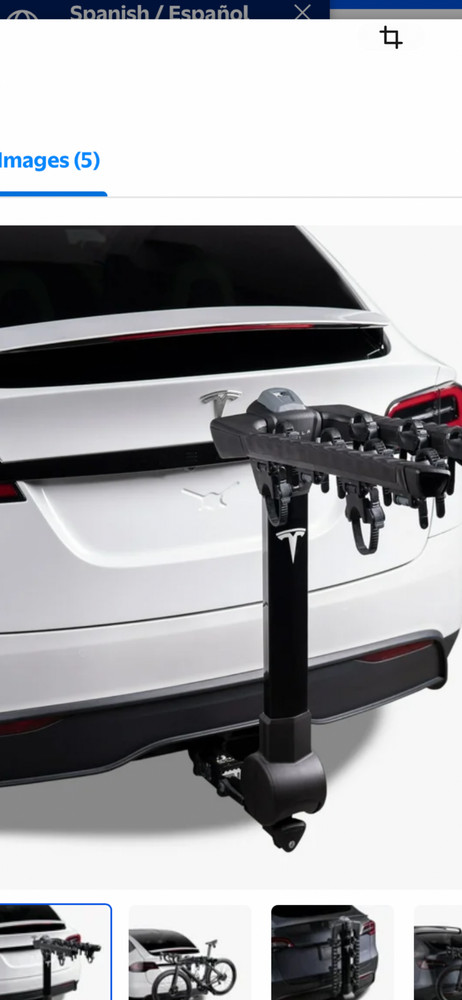 NEW Tesla Model Y Hanging Hitch Rack and Bike Rack-Never Opened