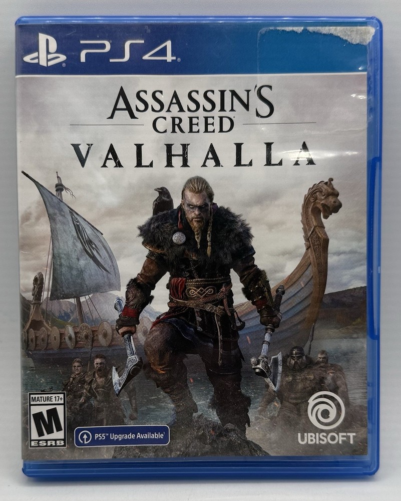 Assassin's Creed Valhalla PlayStation 4 PS4 Video Game Rated M 17+ Ubisoft 2020