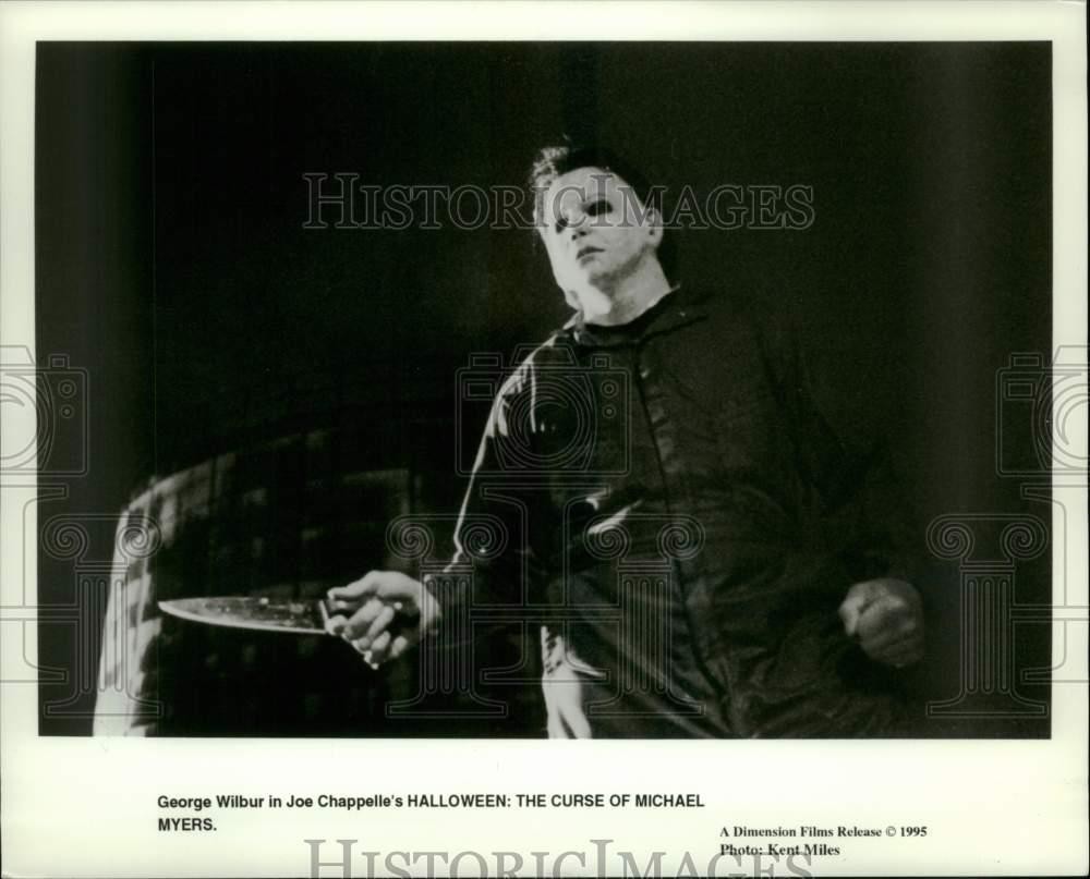 1995 Press Photo George Wilbur stars in Halloween: The Curse of Michael
