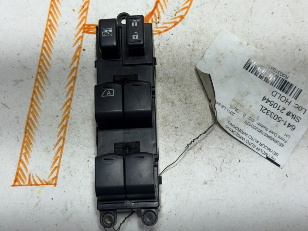 2010-2012 SUBARU LEGACY DRIVER MASTER POWER WINDOW MIRROR CONTROL SWITCH OEM