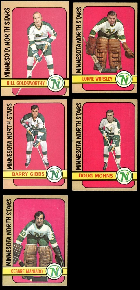 1972-73 Topps Minnesota North Stars Near Team Set 5 - EX 7203046 (7 / 10 cards)