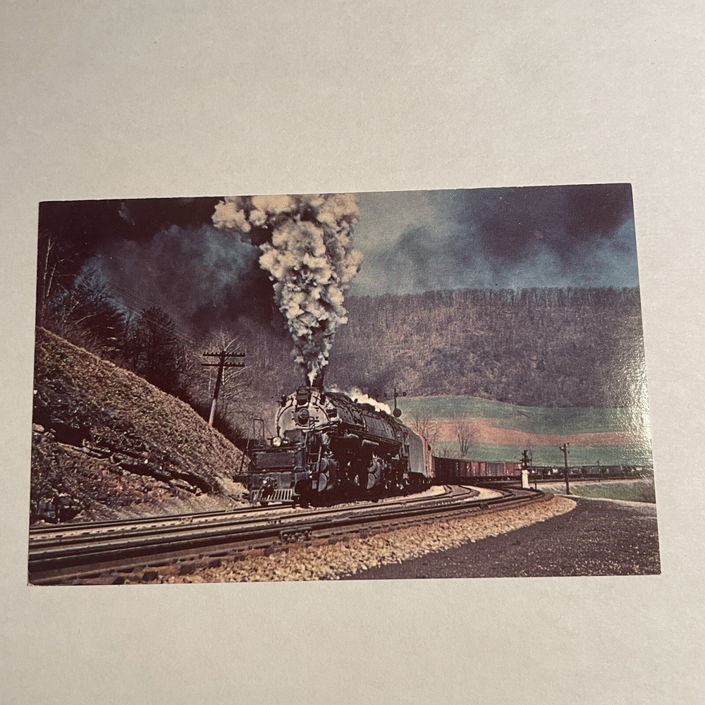 Railroad Locomotive Train Postcard Baltimore & Ohio #7606