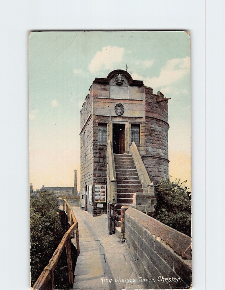 Postcard King Charles Tower Chester England