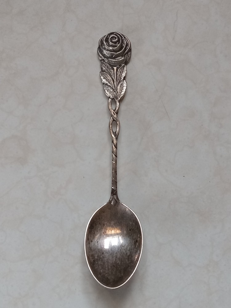 Vintage VIKING ROSE Demitasse Spoon 4