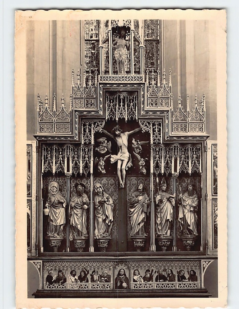 Postcard St. Jakobskirche Rothenburg ob der Tauber Germany
