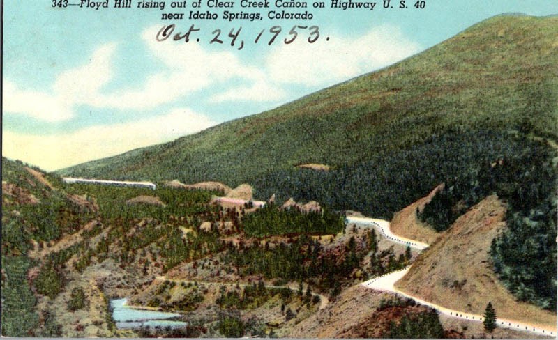 Idaho Springs Colorado CO : HIGHWAY SCENE m/14 AV7049