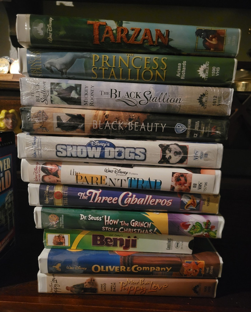 Kid Family Movies VHS Tapes Lot