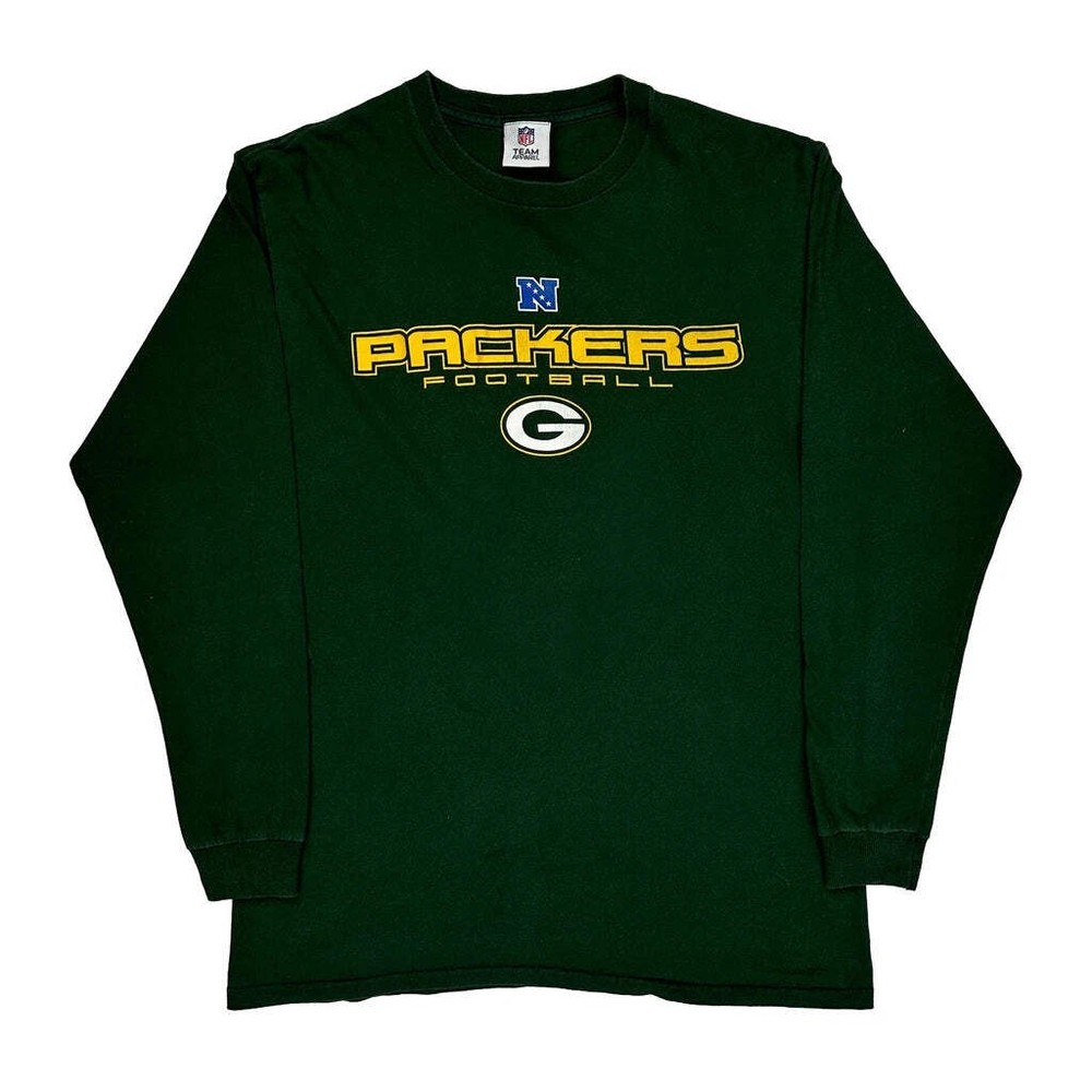 Green Bay Packers Nfl Long Sleeve T-Shirt - Large Green Cotton