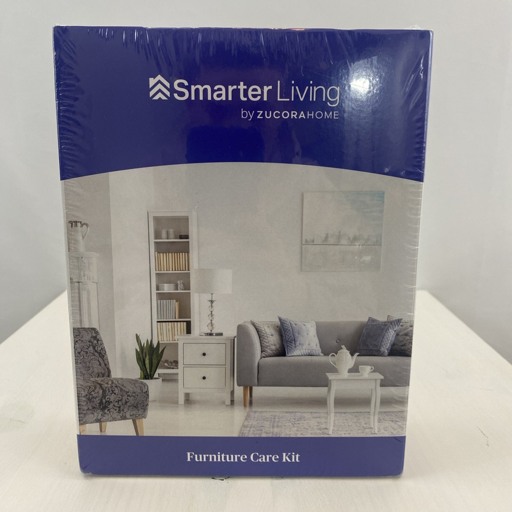 Smarter Living by Zucora Home Leather Fabric Wood Furniture Care Kit New Sealed