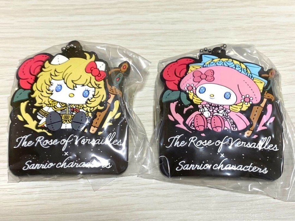 The Rose of Versailles Key chain Strap set Berusaiyu no Bara Sanrio