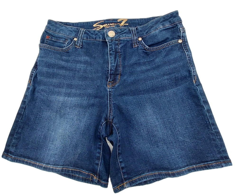 Seven 7 Jeans Women's Size 10 Shorts Weekend Embroidered Pockets