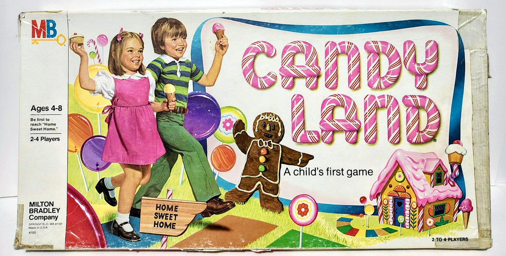 Candy Land - Classic Candy Adventure Game - Milton Bradley - Complete - 1978