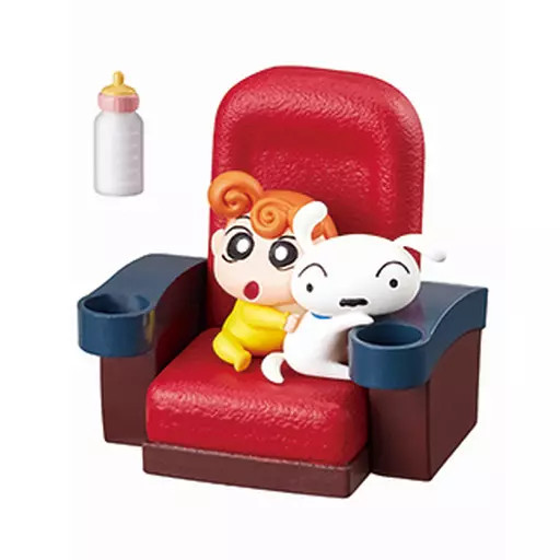 Crayon Shin-chan Jungle Calls Storm Himawari Shiro Mini Figure