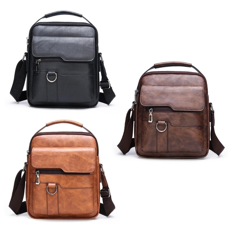 PU Crossbody Shoulder Bag for Travel Office and Business  