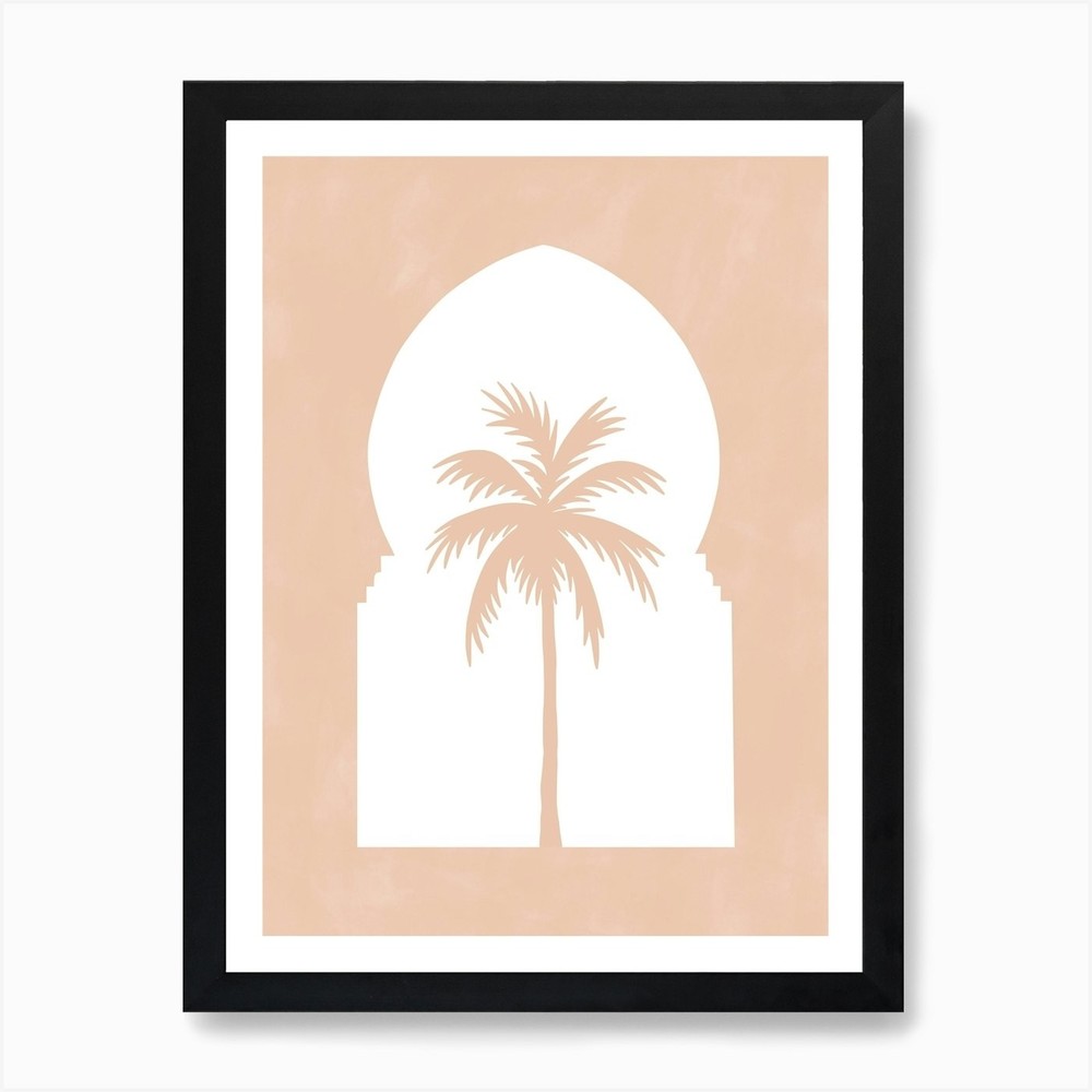 Palm Trees No1 Framed Art Print Canvas Wall Decor Picture