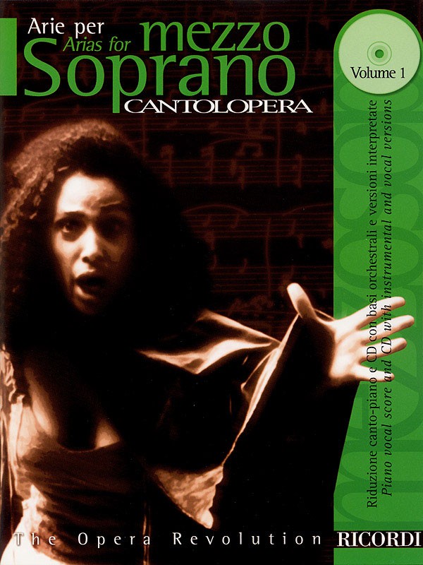 Arias for Mezzo-Soprano Vol 1 Cantolopera Vocal Piano Sheet Music Book CD