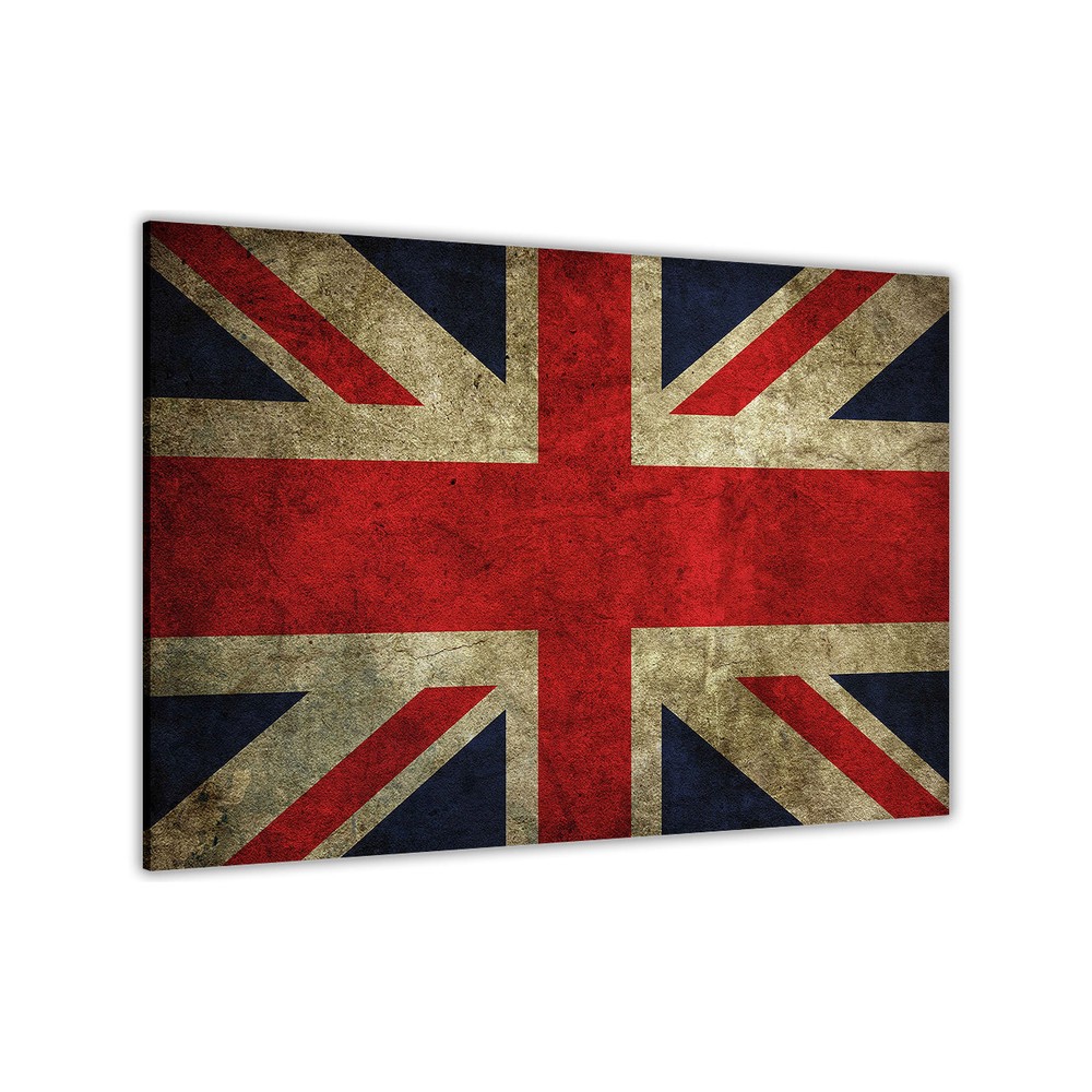 Union Jack Flag Canvas Wall Art Picture Print