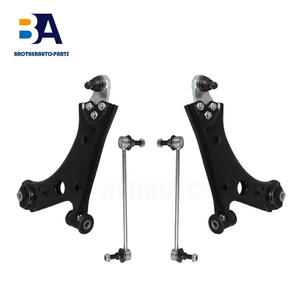 Front Lower Control Arms Sway Bar Links Set for Jeep Compass Renegade Fiat 500X