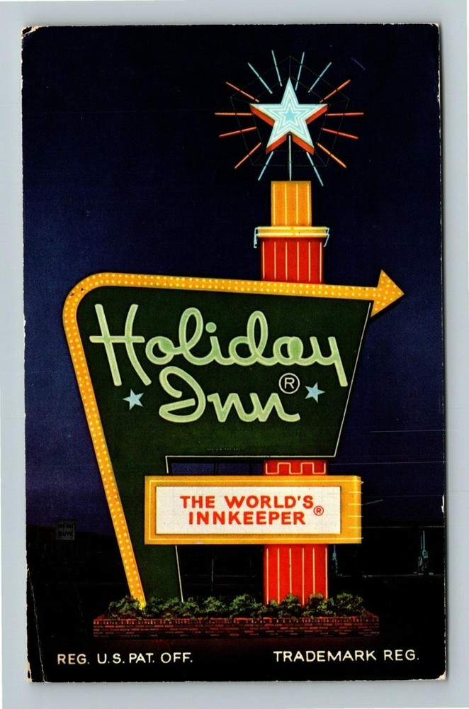 Richmond VA-Virginia, Holiday Inn, Hotel Welcome Sign, Vintage Postcard