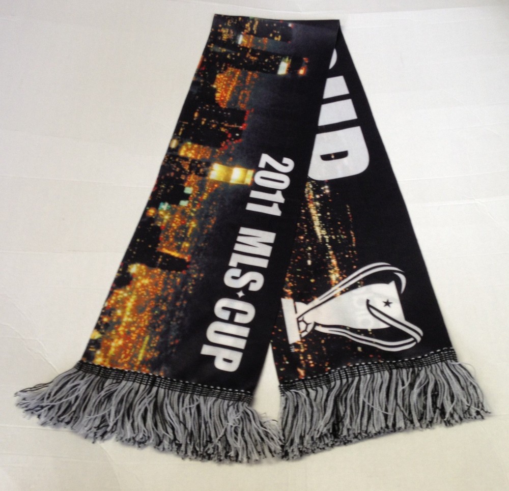 2011 MLS Cup Adidas Tassel Knit Scarf NWT Silky Feel S170Z New