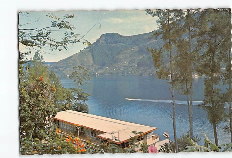 Postcard Toba Lake North Sumatra Indonesia