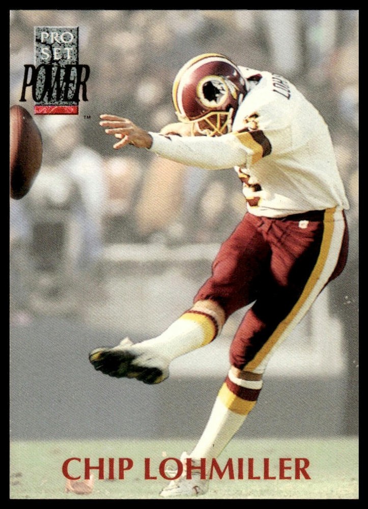 1992 Pro Set Power #205 Chip Lohmiller