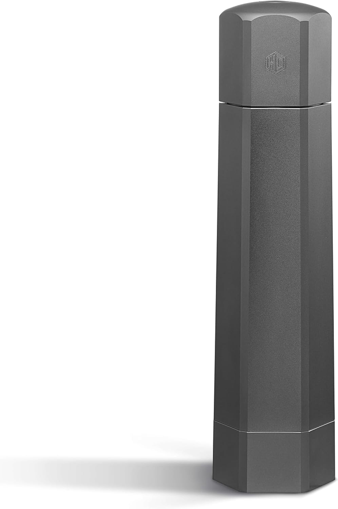 Hexmill Salt Grinder, Professional Grade Heavy-Duty, Refillable, Aluminum Gunmet
