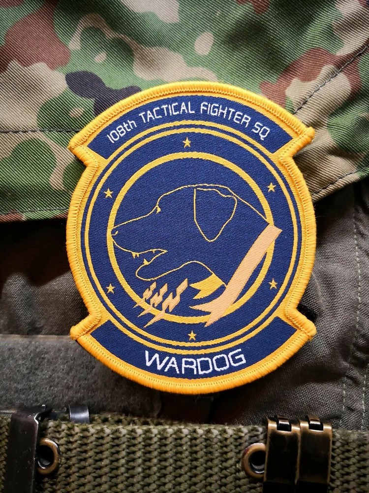 Ace Combat 5 Unsung War Wardog Razgriz Squadron morale hook & loop airsoft patch-image