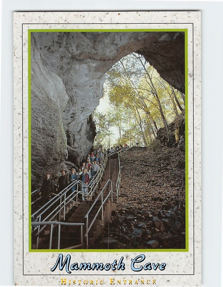 Postcard Entrance Mammoth Cave National Park Kentucky USA