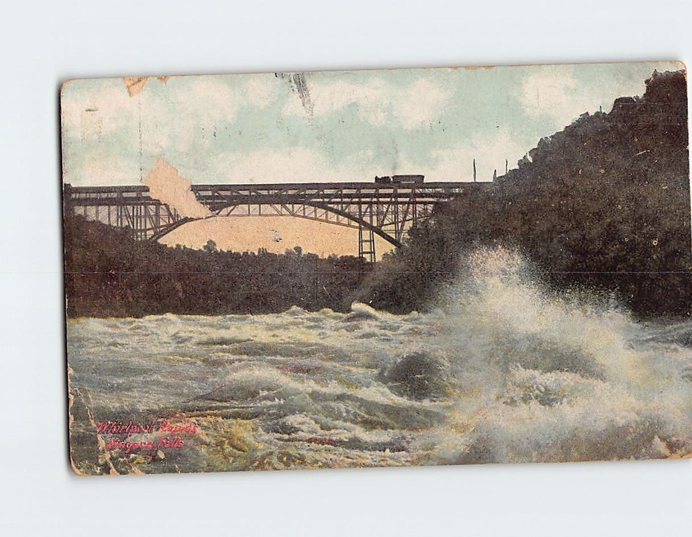 Postcard Whirlpool Rapids Niagara Falls