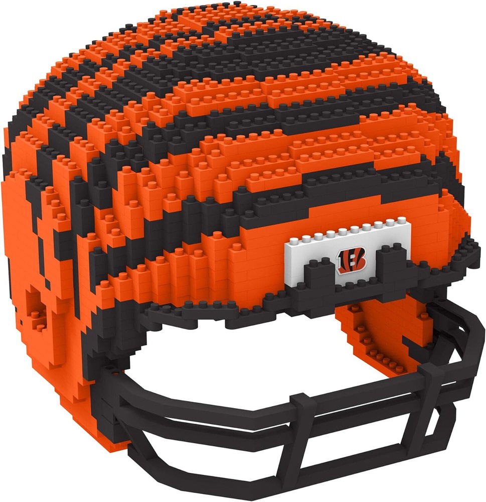NFL Cincinnati Bengals 3D Brxlz Puzzle Helmet Set Football Footballhelm