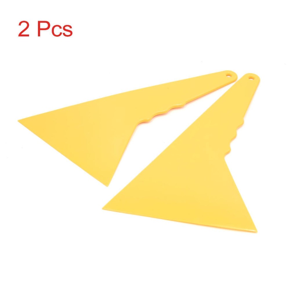 2pcs Triangle Tip Car Scraper Window Film Squeegee Vinyl Sticker Wrapping Tool