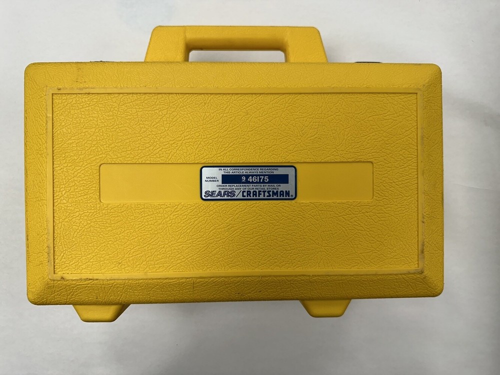 VINTAGE CRAFTSMAN 946I75 TRANSIT LEVEL SET WITH CASE